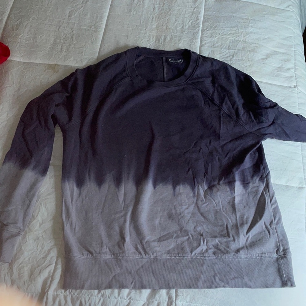 Athleta crewneck ombré navy